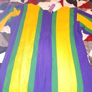 Mardi Gras dress( green gold purple)